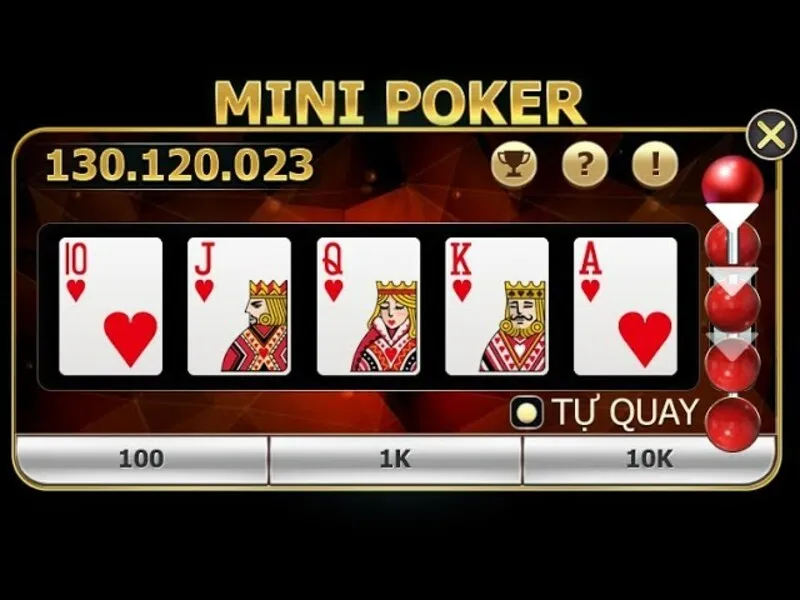 Có thể chơi mini poker bằng điện thoại sau khi cài đặt app xu vàng 777