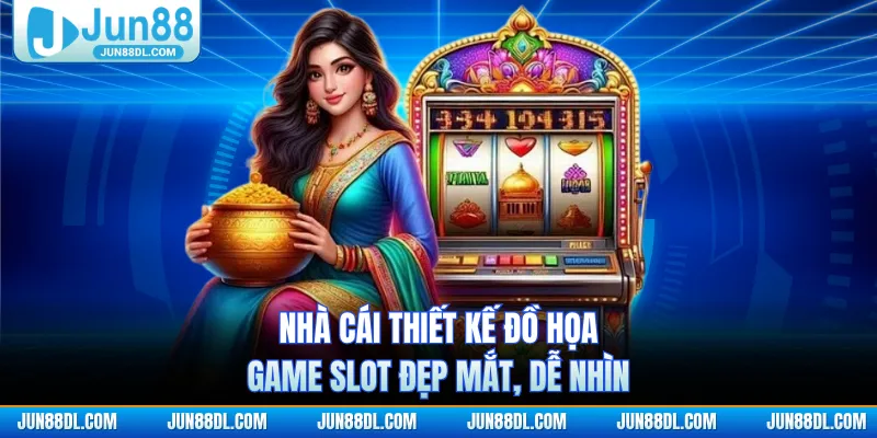 Nhà cái thiết kế đồ họa game slot đẹp mắt, dễ nhìn